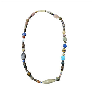 Women's Unbranded Multi-Color Beaded Stone Necklace One Size
